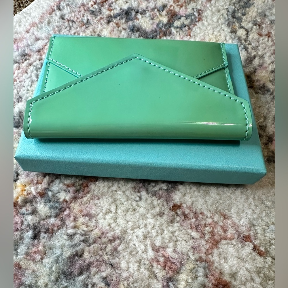 TIFFANY & Co. LEATHER ENVELOPE with box & tissue paperđź’ŽAuthentic - Picture 3 of 14